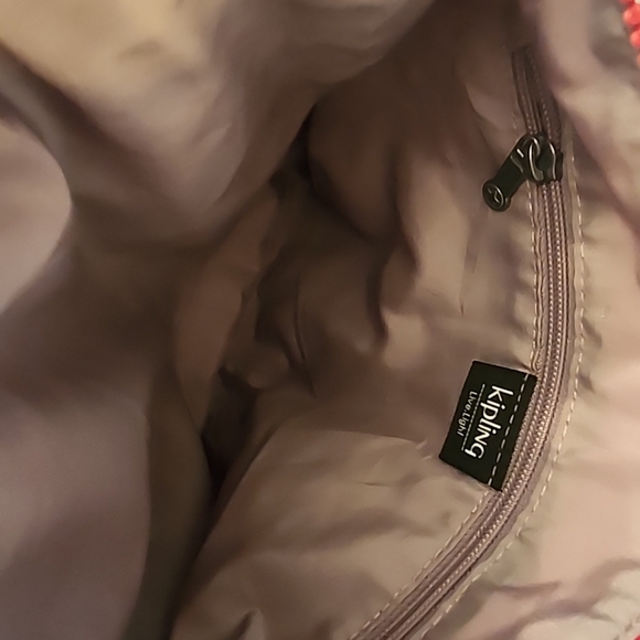 Kipling Alvar Red Nylon Crossbody Bag - Picture 9 of 9